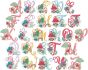 Fairy Alphabet | Machine Embroidery Designs by JuJu