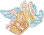 Free Standing Lace Angels 2 | Machine Embroidery Designs by JuJu