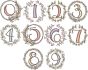 Hope Laurel Numbers | Machine Embroidery Designs by JuJu 
