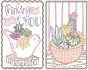 Just Because Greeting Cards Set 3 | Machine Embroidery Designs by JuJu
