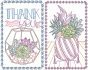 Just Because Greeting Cards Set 4 | Machine Embroidery Designs by JuJu