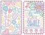 Valentines Greeting Cards 4 | Machine Embroidery Designs by JuJu