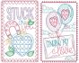 Valentines Greeting Cards 6 | Machine Embroidery Designs by JuJu