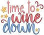 Wine Word Art Machine Embroidery Designs by JuJu