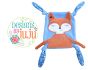Frankie Fox Baby Toy Blanket | Machine Embroidery Designs by JuJu