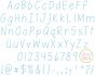 I2S Teeny Tiny Narrow Greeting Card Font | Machine Embroidery Designs by JuJu