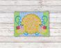 ITH Fresh Lemons Scallop Mug Rug | Machine Embroidery Designs by JuJu