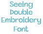 Quarter Inch Font Bundle 12 | Machine Embroidery Designs by JuJu