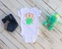 Shamrock Monkey Boy Applique | Machine Embroidery Designs by JuJu