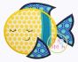 Sleepy Fish Applique | Machine Embroidery Designs by JuJu