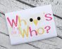 Whoos Who Applique | Machine Embroidery Designs by JuJu
