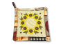 ITH Sunflower Wreath Pot Holder | Machine Embroidery Designs by JuJu