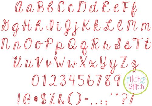 Hard Candy Baseball Embroidery Font