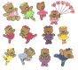 Beary Sweet Ballerinas Machine Embroidery Designs by JuJu