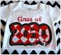 Class of 2030 Double Applique | Machine Embroidery Designs by JuJu