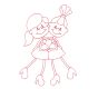 Cool Tweens Redwork Machine Embroidery Designs by JuJu