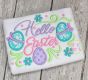 Itch 2 Stitch Hello Easter Applique Digital Embroidery Machine Designs by JuJu