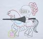 Knight Riding Horse Embroidery | Machine Embroidery Designs by JuJu