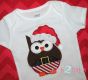 Santa Owl Applique | Machine Embroidery Designs by JuJu