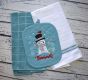 Snowman and Bird Applique | Machine Embroidery Designs by JuJu