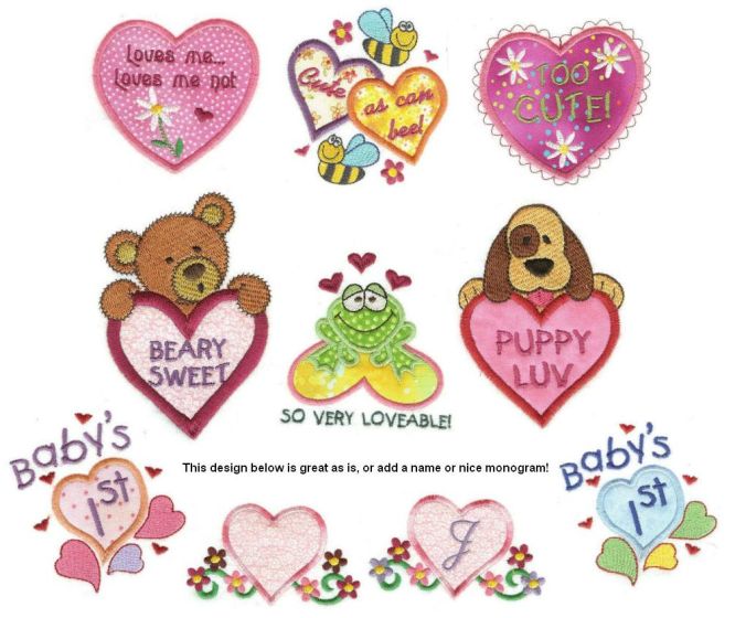 Fun Lovin' Applique Machine Embroidery Designs by JuJu 