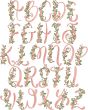 Vineyard Vine Alphabet | Machine Embroidery Designs by JuJu