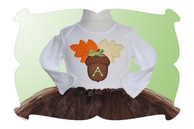 Fall Leaves Monogram | Machine Embroidery Designs by JuJu