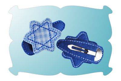 Star Of David Snap Clip Mini | Machine Embroidery Designs by JuJu