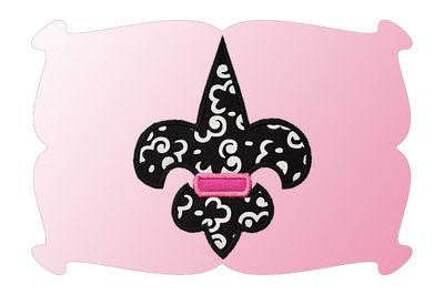 Fleur De Lis Applique | Machine Embroidery Designs by JuJu