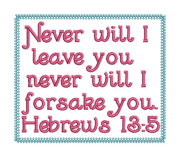 Hebrews 13:5
