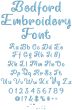 Bedford Embroidery Font | Machine Embroidery Designs by JuJu