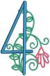Campbell Numbers | Machine Embroidery Designs by JuJu