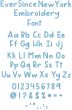 Ever Since New York Embroidery Font | Machine Embroidery Designs by JuJu