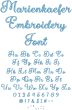 Marienkaefer Embroidery Font | Machine Embroidery Designs by JuJu