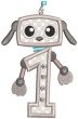 Robotic Friends Numbers | Machine Embroidery Designs by JuJu
