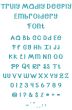 Truly Madly Deeply Embroidery Font Machine Embroidery Designs by JuJu