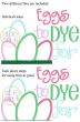 Eggs To DYE For Applique | Machine Embroidery Designs by JuJu