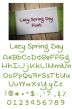 Lazy Spring Day Embroidery Font Machine Embroidery Designs by JuJu
