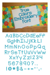 True Colors Embroidery Font Machine Embroidery Designs by JuJu