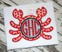 Crab Monogram Applique | Machine Embroidery Designs by JuJu