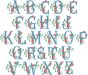 Anastasia Monogram | Machine Embroidery Designs by JuJu