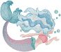 Mesmerizing Mermaids | Machine Embroidery Designs by JuJu