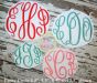Itch 2 Stitch Fancy Circle Large Monogram Digital Embroidery Machine Designs by JuJu