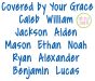 Covered By Your Grace Embroidery Font