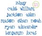 Ziggy Embroidery Font | Machine Embroidery Designs by JuJu