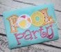 Pool Party Applique | Machine Embroidery Designs by JuJu