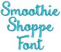 Smoothie Shoppe Embroidery Font Machine Embroidery Designs by JuJu