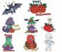 Treats n Tricks Halloween Filled Machine Embroidery Designs by JuJu