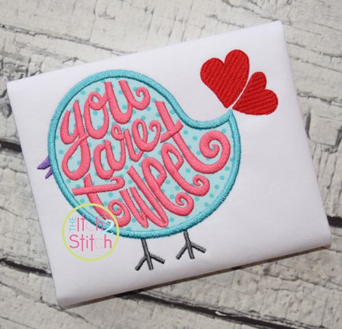 You Are Tweet Applique | Machine Embroidery Designs by JuJu