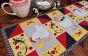 ITH Chicken Table Runner | Machine Embroidery Designs by JuJu